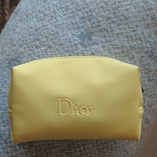 クリスチャンディオール(Christian Dior)の【3回使用】ディオールポーチ  イエロー(ポーチ)