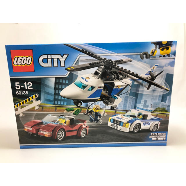 Lego(レゴ)の【新品未開封】レゴ シティ ポリスヘリコプターとポリスカー 60138 キッズ/ベビー/マタニティのおもちゃ(ベビージム)の商品写真