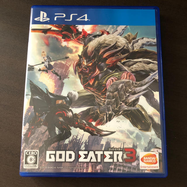 BANDAI NAMCO Entertainment(バンダイナムコエンターテインメント)のGOD EATER 3（ゴッドイーター3） PS4 エンタメ/ホビーのゲームソフト/ゲーム機本体(家庭用ゲームソフト)の商品写真