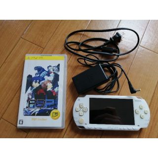 プレイステーションポータブル(PlayStation Portable)のPSP本体＋ペルソナ3ソフト(携帯用ゲームソフト)