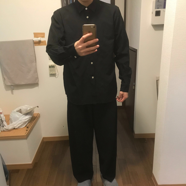 COMME des GARCONS HOMME メンズシャツ デカボタン　L相当