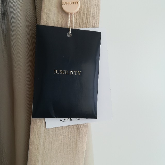 JUSGLITTY(ジャスグリッティー)の新品タグつきジャスグリッティフレアースカート レディースのスカート(ひざ丈スカート)の商品写真