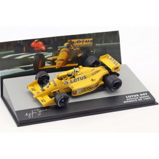 ロータス(LOTUS)のアイルトンセナ ロータス99T＃12 優勝 モナコGP 1987 1/43(ミニカー)