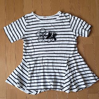 ギャラリービスコンティ(GALLERY VISCONTI)のギャラリービスコンティ　フリル　ボーダー　Tシャツ　3(Tシャツ(半袖/袖なし))