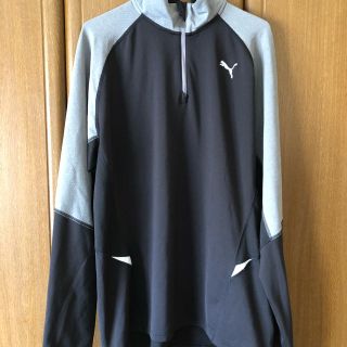 プーマ(PUMA)のPUMA   ジャージ上　XL  黒グレー(その他)