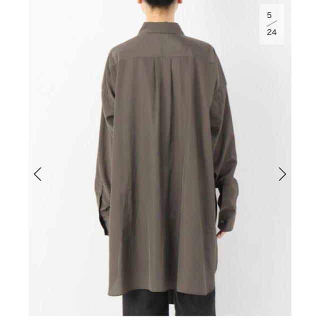 L'Appartement DEUXIEME CLASSE(アパルトモンドゥーズィエムクラス)のL'Appartement Satin Oversize シャツ レディースのトップス(シャツ/ブラウス(長袖/七分))の商品写真