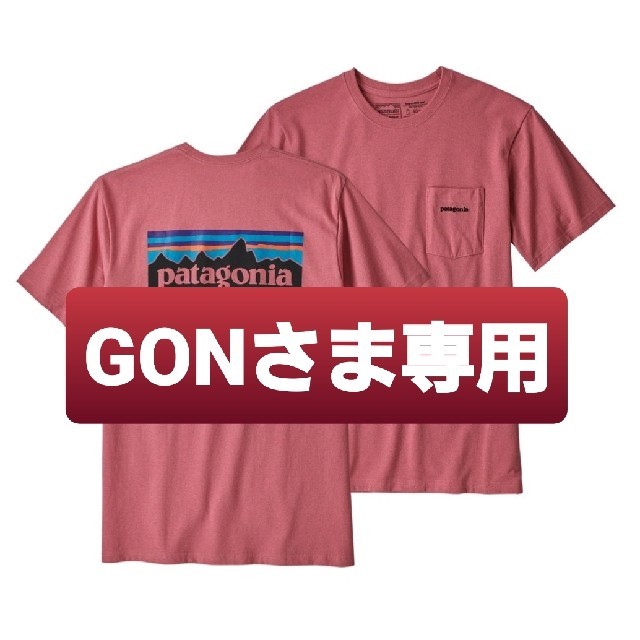 【美品】パタゴニア patagonia⭐ポケット付きTシャツ⭐メンズXS⭐ピンク