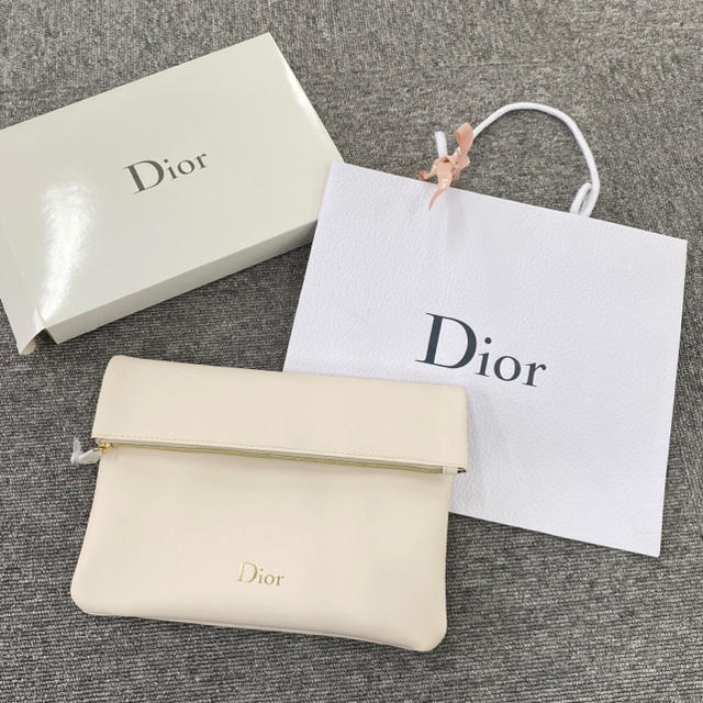 Dior(ディオール)のDior ディオール ポーチ メイクコスメポーチ ノベルティ クラッチ レディースのファッション小物(ポーチ)の商品写真