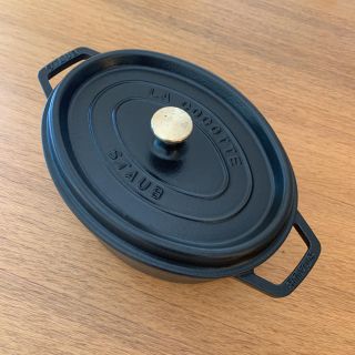 ストウブ(STAUB)のストウブ　ピコ ココット オーバル 27cm ブラック(鍋/フライパン)