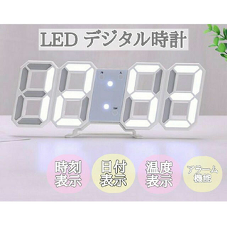 LED デジタル 時計 韓国 インテリア(置時計)