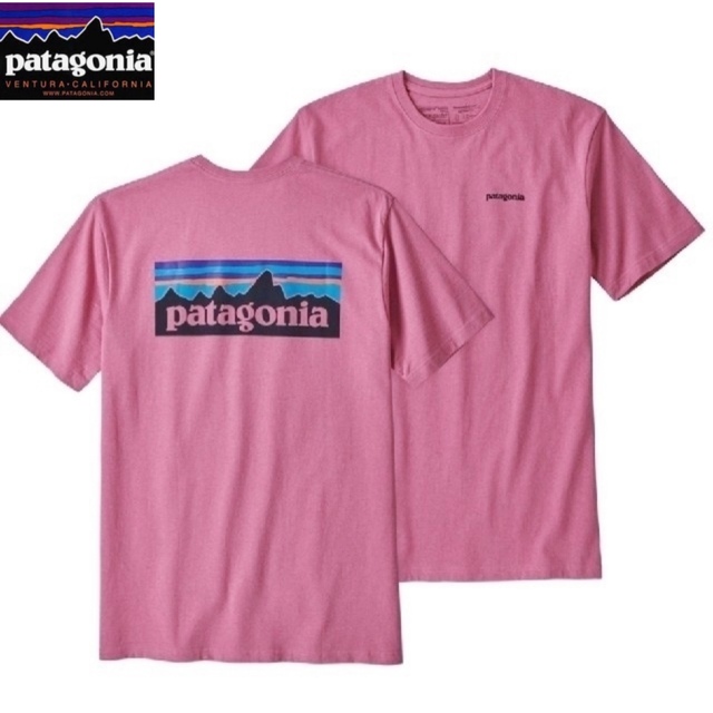 patagonia(パタゴニア)の【美品】patagonia パタゴニア⭐メンズTシャツ⭐Sサイズ⭐ロゴ メンズのトップス(Tシャツ/カットソー(半袖/袖なし))の商品写真