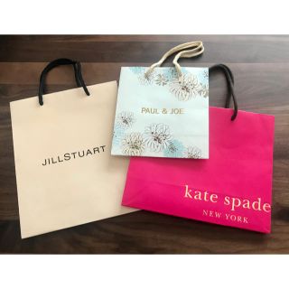 ケイトスペードニューヨーク(kate spade new york)のブランド紙袋(ケイトスペード、ポール＆ジョー、ジルスチュアート)(ショップ袋)