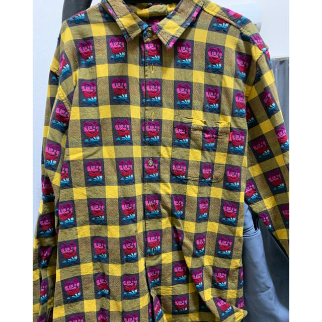 Supreme(シュプリーム)のsupreme Rose Buffalo Plaid Shirt Lサイズ メンズのトップス(シャツ)の商品写真