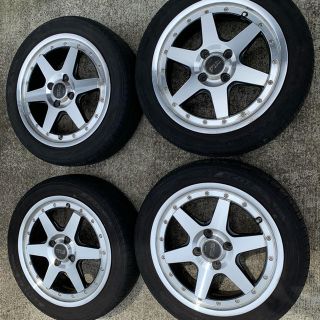 15インチ 5.5j 100-4H 軽自動車サイズ4本(メーカー不明)の通販 by