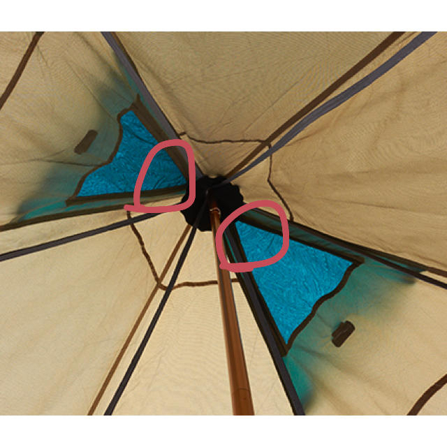 LOGOS(ロゴス)のLOGOS ロゴス　ナバホ　テント　キャンプ　タープ　400 スポーツ/アウトドアのアウトドア(テント/タープ)の商品写真