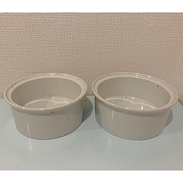 MUJI (無印良品)(ムジルシリョウヒン)の無印良品【未使用】深皿　大2個　小2個　セット インテリア/住まい/日用品のキッチン/食器(食器)の商品写真