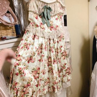 ヴィクトリアンメイデン(Victorian maiden)の＊りと。様専用＊フラワーチュールロココリボンドレス・ドールハットセット(ひざ丈ワンピース)