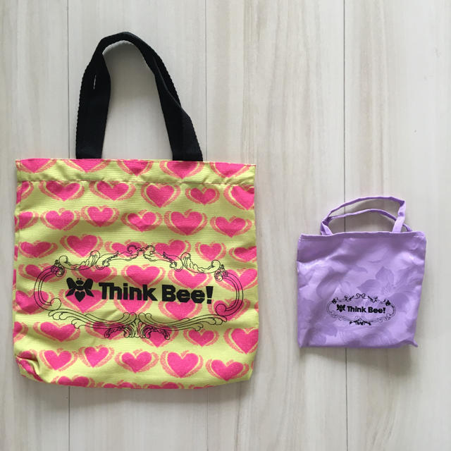 Think Bee!(シンクビー)の新品！シンクビー　エコバッグ　トートバッグ　サブバッグ　保存袋 レディースのバッグ(エコバッグ)の商品写真