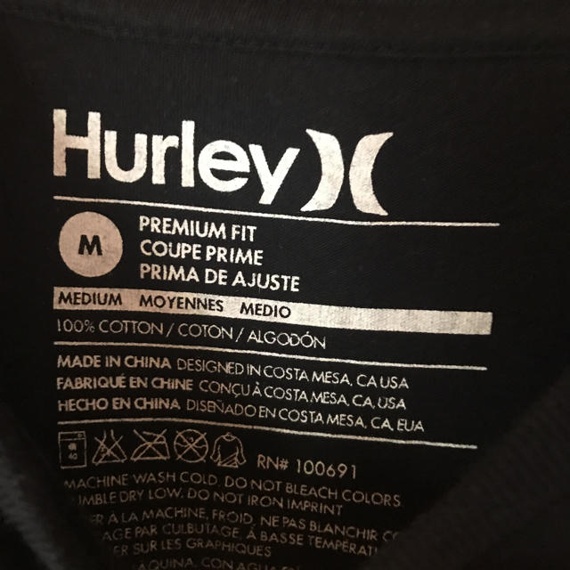 Hurley(ハーレー)のハーレー　ロンT  ブラック　M  早い者勝ち メンズのトップス(Tシャツ/カットソー(七分/長袖))の商品写真