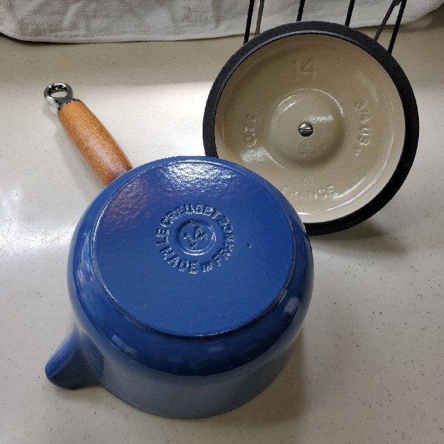 LE CREUSET - ル・クルーゼ 片手鍋１４センチの通販 by ganguroko's ...