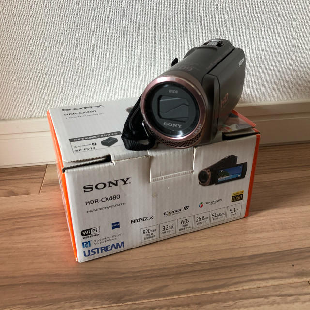 美品SONY HDR-CX480 64gbメモリ付き ハンディカム 【予約中！】 npo