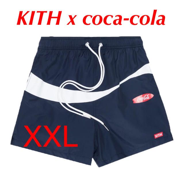 KITH x COCA-COLA SWIM SHORT NAVY XXL-