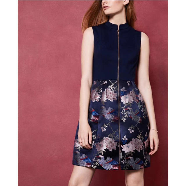 ❤️ ★2020【新作】Ted Baker 新品　花柄ワンピース　綺麗ひざ丈ワンピース