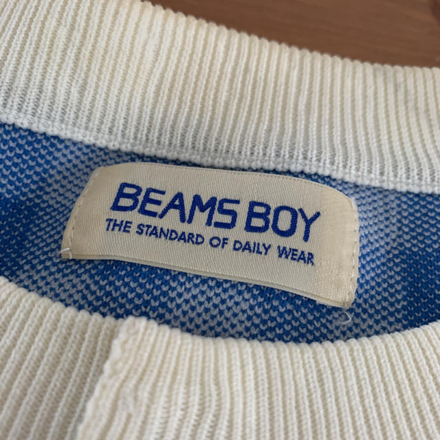 BEAMS BOY(ビームスボーイ)のbeams ビームス　チェックカーディガン　ブルー レディースのトップス(カーディガン)の商品写真