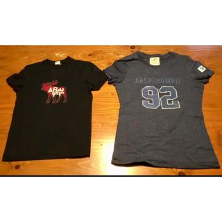 アバクロンビーアンドフィッチ(Abercrombie&Fitch)のAbercrombie&Fitch アバクロTシャツ２枚(Tシャツ(半袖/袖なし))