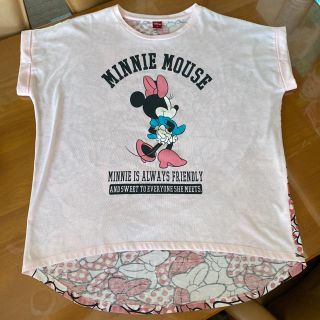 シマムラ(しまむら)のディズニーコラボ　ミニー　半袖シャツ(Tシャツ(半袖/袖なし))