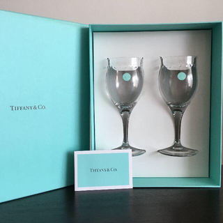 ティファニー(Tiffany & Co.)の【pepper様専用】新品ティファニーワイングラス セット(グラス/カップ)
