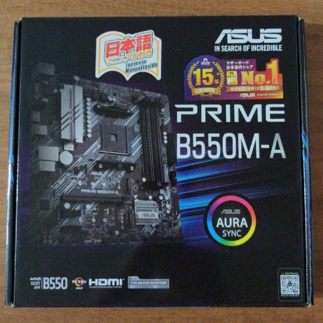 PRIME B550M-A　ASUSマザーボード