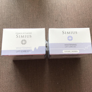 Simius ホワイトニングリフトケアジェル 60g  ２箱セット(その他)