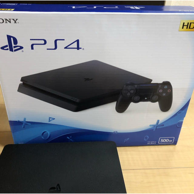 PlayStation4(プレイステーション4)のPlayStation4 本体 CUH-2200AB01 おまけ付き エンタメ/ホビーのゲームソフト/ゲーム機本体(家庭用ゲーム機本体)の商品写真