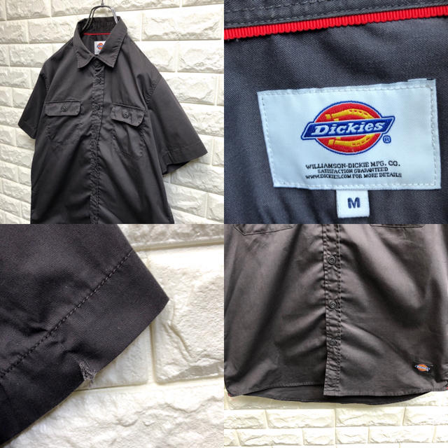 Dickies(ディッキーズ)の＊ディッキーズ＊半袖シャツ＊ワークシャツ＊Mサイズ＊ メンズのトップス(シャツ)の商品写真