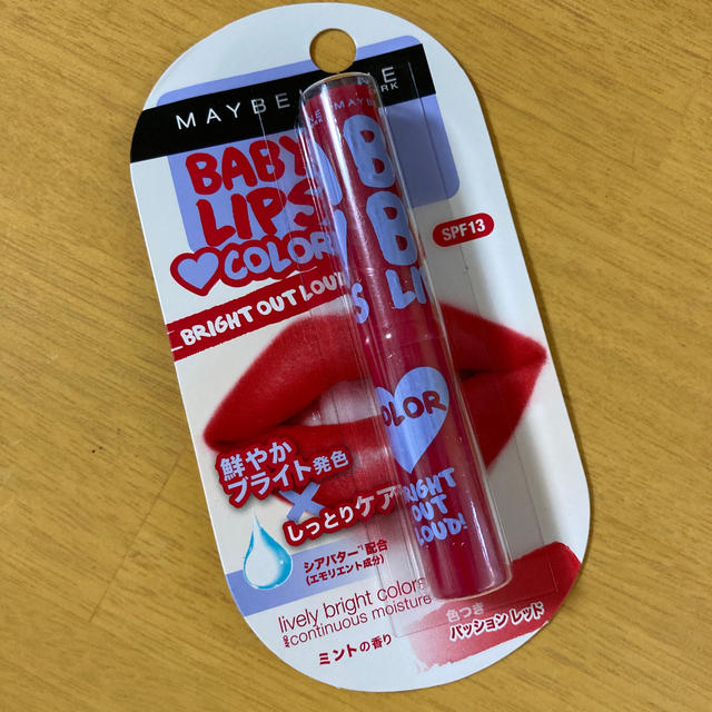 MAYBELLINE(メイベリン)の［新品 未使用］MAYBELLINE Baby Lips パッションレッド コスメ/美容のスキンケア/基礎化粧品(リップケア/リップクリーム)の商品写真