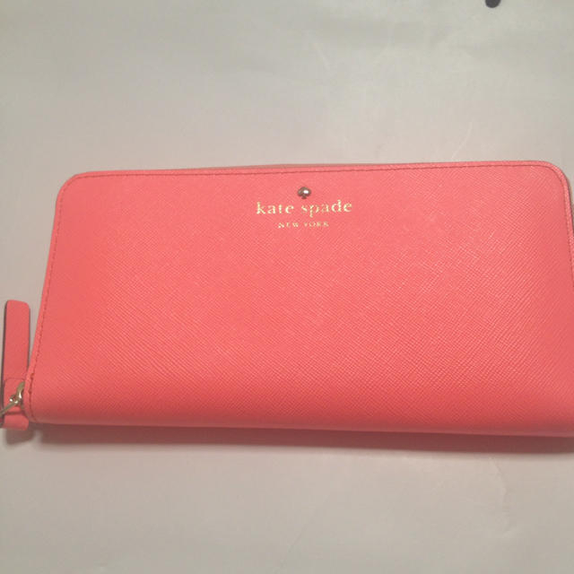 再出品 kate spade 長財布