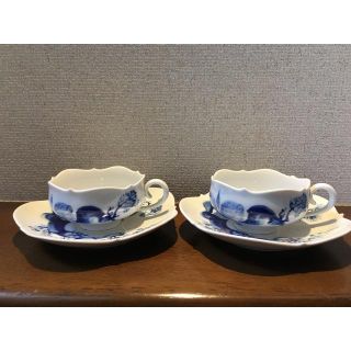 マイセン(MEISSEN)のお値下げしました。【未使用美品】Meissen マイセン　ブルーオーキッド　2客(食器)