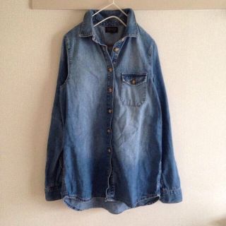 トップショップ(TOPSHOP)のTOPSHOPデニムシャツトップショップ(シャツ/ブラウス(長袖/七分))