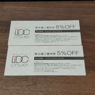 オオツカカグ(大塚家具)の大塚家具　株主優待　8%OFF 5%OFF(ショッピング)