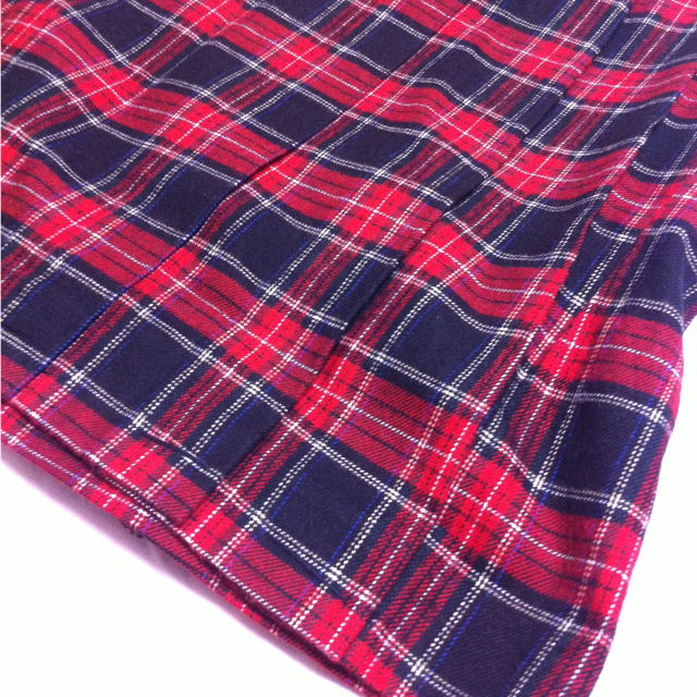 FELISSIMO(フェリシモ)の【新品】赤チェックスカート レディースのスカート(ロングスカート)の商品写真