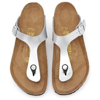 ビルケンシュトック(BIRKENSTOCK)の新品 未使用 BIRKENSTOCK ビルケンシュトック ギゼ SILVER(サンダル)