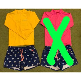 ロキシー(Roxy)のベネトンラッシュガード　ロキシーパンツ　セット(水着)