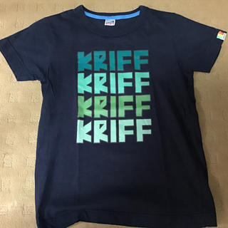 クリフメイヤー(KRIFF MAYER)のクリフメイヤー　ロゴTシャツ　半袖　濃紺　140cm(Tシャツ/カットソー)