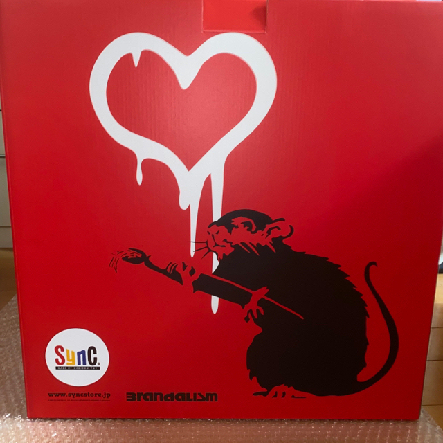 MEDICOM TOY(メディコムトイ)の 《定価以下》 LOVE RAT (RED Ver.) エンタメ/ホビーのフィギュア(その他)の商品写真