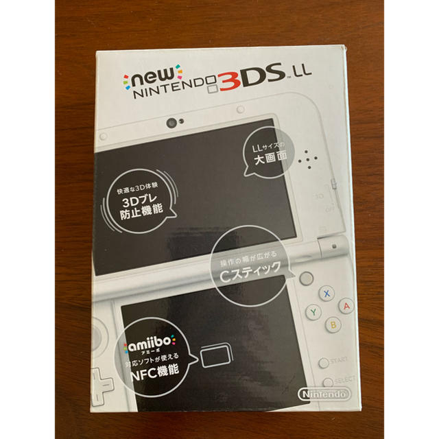 ニンテンドー3DS(ニンテンドー3DS)のNintendo 3DS NEW ニンテンドー 本体 LL パールホワイト エンタメ/ホビーのゲームソフト/ゲーム機本体(携帯用ゲーム機本体)の商品写真