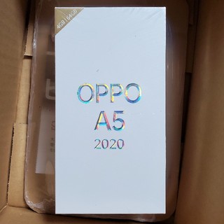 ラクテン(Rakuten)のOPPO A5 2020 blue 新品未開封 購入証明書付き(スマートフォン本体)