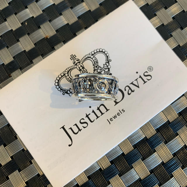 新品◆JUSTIN DAVIS◆MY LOVE RING◆7号◆クラウン薔薇◆