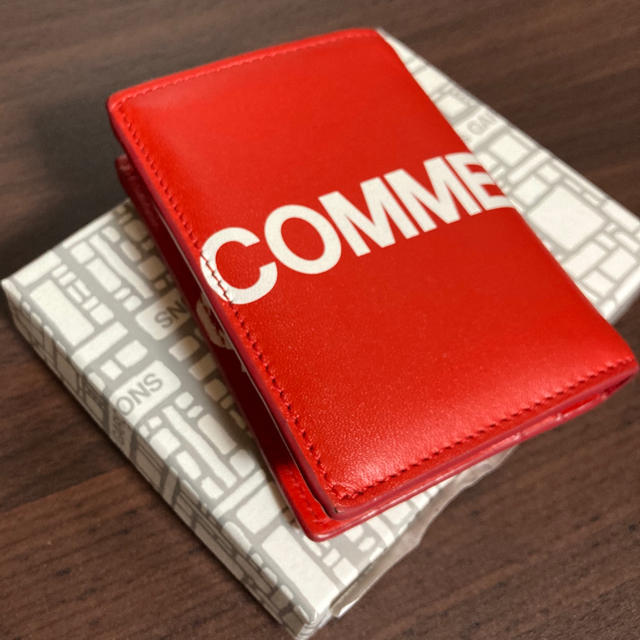 COMME des GARCONS(コムデギャルソン)のComme Des Garcons Wallet Huge Logo Red メンズのファッション小物(折り財布)の商品写真