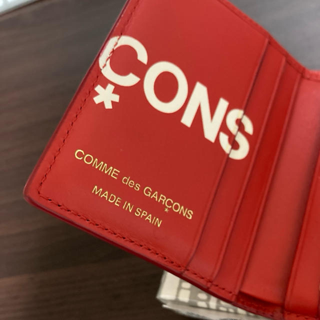 COMME des GARCONS(コムデギャルソン)のComme Des Garcons Wallet Huge Logo Red メンズのファッション小物(折り財布)の商品写真